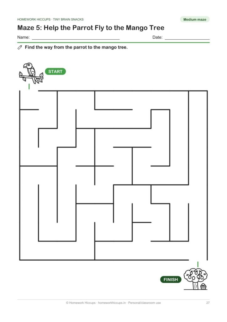 Colouring Pages and Mazes for Kids PDF – Incredible India Colouring & Mazes Fun Pack, Ages 3–7 (37 Pages)