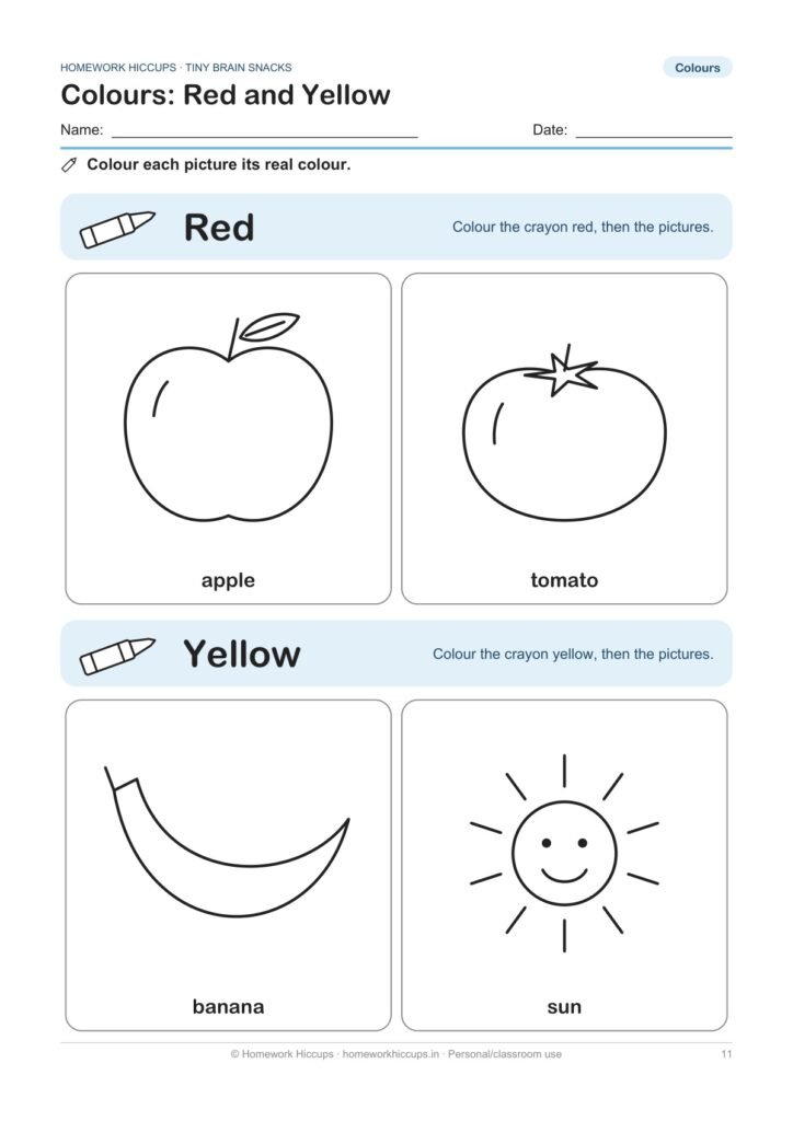 Nursery Worksheets PDF for Ages 3–4 – Pre-Writing, Colours, Shapes, A–Z & 1–10 (46 Pages)